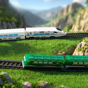 Creative New Realistic <strong>Small</strong> Train Cute DIY Scene Decoration Desktop Car Miniature Resin <strong>Small</strong> <strong>Ornament</strong> - Product Image 4