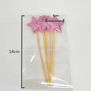 5 Piezas/Paquete <span class=keywords><strong>de</strong></span> Adornos para <span class=keywords><strong>Pastel</strong></span> con Forma <span class=keywords><strong>de</strong></span> Corazón, Estrella y Corona para Baby Shower, Decoración <span class=keywords><strong>de</strong></span> Bodas y Fiestas - Product Image 4
