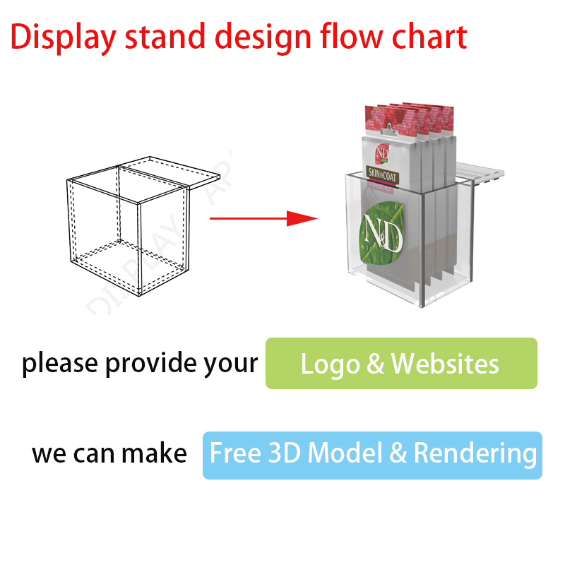 Custom Acrylic Hanging Snack Display Rack for Supermarket & Retail Store — view 3