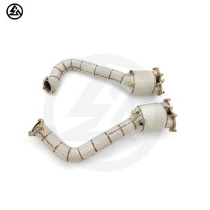 Porsche <span class=keywords><strong>718</strong></span> GT4/Spyder/<span class=keywords><strong>GTS</strong></span> 4.0L <span class=keywords><strong>2020</strong></span>- Tuyaux de liaison d'échappement sur l'essieu, collecteurs sportifs catalytiques - Product Image 4