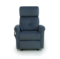 Fauteuil inclinable électrique en tissu avec poche latérale pour personnes âgées, idéal pour le salon et la maison