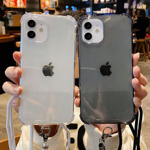 <span class=keywords><strong>Coque</strong></span> <span class=keywords><strong>transparente</strong></span> en TPU souple <span class=keywords><strong>avec</strong></span> lanière pour <span class=keywords><strong>iphone</strong></span>, pour <span class=keywords><strong>iphone</strong></span> 12 Pro, <span class=keywords><strong>11</strong></span> Pro Max, XS Max, XR, X, 7, 8 Plus - Product Image 1