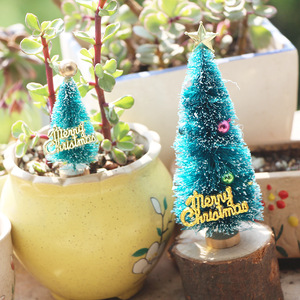 Casa de muñecas puerta escena modelo Mini MerryChristmas árbol de Navidad casa de muñecas accesorios artesanía - Product Image 4