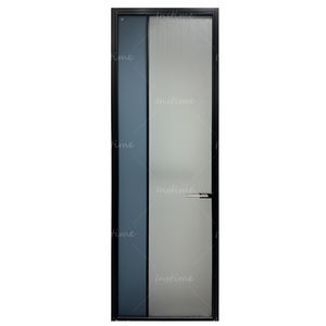 Instime, alta calidad, precio bajo, proveedor dorado, puertas francesas de vidrio templado al ras de <span class=keywords><strong>aluminio</strong></span> de <span class=keywords><strong>segunda</strong></span> <span class=keywords><strong>mano</strong></span> para casa - Product Image 3