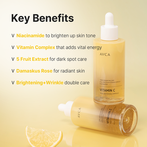Suero Facial Iluminador AVCA con Vitamina C y Niacinamida 100ml, Corrector de Manchas Oscuras, Antioxidante, Cuidado de la Piel Coreano para Mujeres, 3 Años - Product Image 4