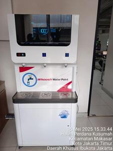 Purificateur d'eau par osmose inverse en acier inoxydable avec distributeur d'eau chaude et froide pour bureau, maison, hôtel – Élégant, à commande tactile - Product Image 5