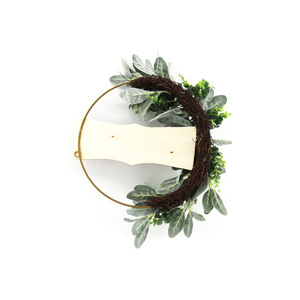 Bagues <span class=keywords><strong>d</strong></span>écoratives en feuilles <span class=keywords><strong>d</strong></span>'eucalyptus, <span class=keywords><strong>pour</strong></span> fête, <span class=keywords><strong>porte</strong></span> <span class=keywords><strong>d</strong></span>'<span class=keywords><strong>entrée</strong></span>, <span class=keywords><strong>pour</strong></span> fenêtre de Ramadan, <span class=keywords><strong>pour</strong></span> <span class=keywords><strong>d</strong></span>écoration intérieure - Product Image 6