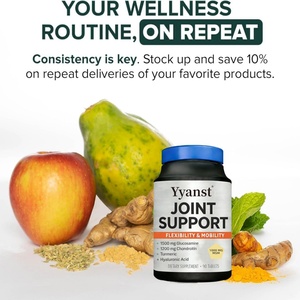Capsules de Glucosamine et Chondroïtine de Haute Qualité à Marque Blanche avec MSM, Faible Teneur en Sucre, pour Adultes – SUPPLÉMENT DIÉTÉTIQUE DE SOUTIEN ARTICULAIRE - Product Image 5