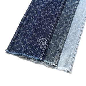 <span class=keywords><strong>Tessuto</strong></span> Denim Jacquard con Alfabeto GG, 80% Cotone, Blu, per <span class=keywords><strong>Jeans</strong></span>, 10.5 Oz, Alta Qualità, Vendita all'Ingrosso - Product Image 2