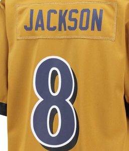 2025 नए शीर्ष सिलाई सस्ते अमेरिकी फुटबॉल जर्सी #14 हैमिलटन #8 जैकसन #22 हेनरी - Product Image 4