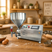 Distributeur de pâte électrique en acier inoxydable à une tête pour cupcakes, équipement de remplissage et de dosage, déposeur de gâteaux à buse unique pour petite boulangerie