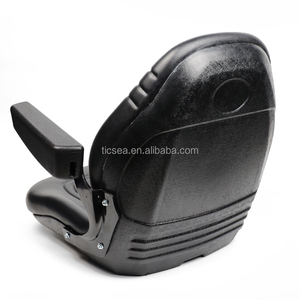 Black PVC Lawn Mower Seats With Armrests for <strong>John</strong> <strong>Deere</strong> Riding Mower - Product Image 6