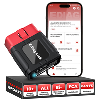 Kingbolen Nuevo Ediag Link Sistema Completo, Escáner de Diagnóstico para Auto con 1 Año de Actualizaciones Gratuitas y 10 Reinicios de Datos