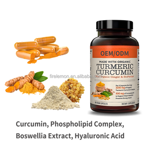 ओएम/ओडम कार्बनिक करक्यूमिन कैप्सूल हल्दी जड़ निकालने का खाद्य पूरक संयुक्त स्वास्थ्य का समर्थन करता है - Product Image 4
