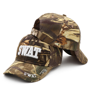 DF Camouflage Wholesale In-stock Outdoor Cotton Polyester <b>Baseball</b> <b>Caps</b> with <b>Large</b> Eaves Dome Style Sunshade Security SWAT - Product Image 3