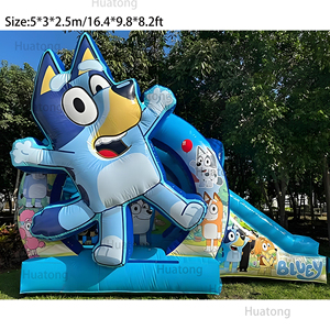 Castillo Inflable de PVC con Dibujos Animados para Alquiler de Fiestas, Trampolín Saltador para Niños, Combo de Casa Inflable para Niños - Product Image 3