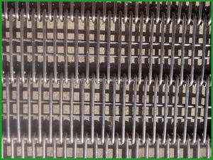 Fırın tedarikçileri için gıda işleme hattı paslanmaz çelik göz bağlantısı tel örgülü konveyör - Product Image 3