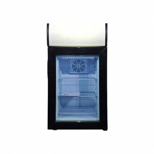 Congélateur vertical pour gelato de petite taille pour fabricants -22 ℃ ~-18 ℃   Congélateurs de présentation de crème glacée de 50 L (1,77 pi3), mini-réfrigérateur de bar - Product Image 4