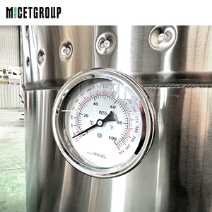 MICET Tanque de fermentación de vino de acero inoxidable de 1000L con revestimiento alveolar, PLC y rodamientos para fermentación de cerveza en cervecerías - Product Image 6