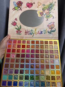 HUDANEW <span class=keywords><strong>2025</strong></span>年新パレット99色アイシャドウパレット長持ちハイピグメントアイシャドウSombra De Ojos - Product Image 5