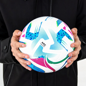 Balón de Fútbol PU Híbrido OEM al por Mayor, Tamaño 5, Balón de Fútbol Termosellado Premium para Entrenamiento y Partidos con Logotipo de Club Personalizado - Product Image 1