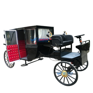 Vagoneta Eléctrica de Turismo Estilo Clásico Vintage, Carroza Real Negra, Vehículo de Turismo Personalizado de Estilo Europeo en Venta - Product Image 1
