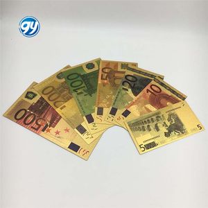 Regalos de Patriotismo Europeo, Billete de 100 <span class=keywords><strong>Euros</strong></span> en Papel de Oro 999 para Decoración de Oficina - Product Image 5