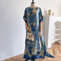Chemisier de luxe pour femme, nouveau imprimé floral, paréo de plage, idéal pour les vacances, style européen et américain, pour l'été