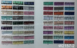 Cuir synthétique lisse effet crocodile W-2011, cuir PVC effet crocodile pour sac à main, cuir PU effet crocodile pour sac - Product Image 2