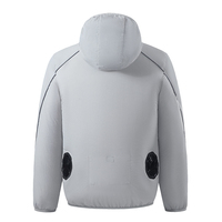 Klimatisierte Arbeitskleidung mit 5V-Lüfter, Kühlende Klimaanlage-Kleidung, Unisex-Lüfterjacke