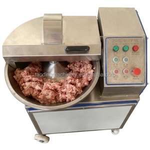 Coupe-viande à grande vitesse 40 80 125L en acier inoxydable, machine de découpe automatique pour la préparation de pâtes à base de poisson, <span class=keywords><strong>poulet</strong></span>, porc, bœuf - Product Image 5