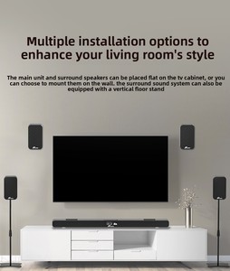Shunjiayu 2026 Caisson de basses sans fil <span class=keywords><strong>HiFi</strong></span> en bois pour système audio home cinéma 5.1 canaux 6 haut-parleurs haute puissance - Product Image 5