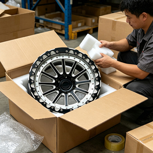 Jantes de course en alliage d'aluminium forgé Beadlock 15-20 pouces 15x10 5x120 5x114.3 <span class=keywords><strong>4x4</strong></span> pour <span class=keywords><strong>Tesla</strong></span> Model X Mazda GT-R 370Z - Product Image 5