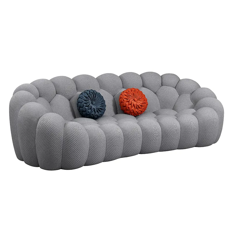 Luxus Wohnzimmer Wohn möbel Set Neues Design Moderne Schwamm Couch Schnitt 3D Stoff Sofa