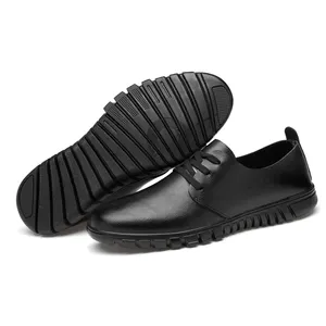 ओईएम पुरुष ड्रेस जूते क्लासिक औपचारिक बिजनेस कैजुअल जूते पुरुषों के लिए असली लेदर सांस लेने योग्य कैजुअल जूते
