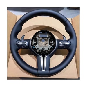 Volante in Pelle Personalizzato <span class=keywords><strong>M</strong></span> per BMW Serie 3, Serie 5, F10, F30, F31, F32, <span class=keywords><strong>F20</strong></span>, M3, M4, M5, Serie F, Accessori Auto - Product Image 3