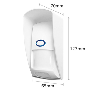 Cảm biến chuyển động dò lò vi sóng & hồng ngoại có dây chống vật nuôi hồng ngoại dò kẻ xâm nhập báo động nhà Hệ thống an ninh 12M 110 ° bảo hiểm - Product Image 6