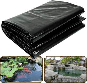 Ventes chaudes, noir ou couleur personnalisée, plastique rond <span class=keywords><strong>de</strong></span> 0,3 mm pour poissons koï, imperméable, pour <span class=keywords><strong>jardin</strong></span>, bac <span class=keywords><strong>surélevé</strong></span> et étang aquatique - Product Image 2