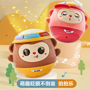Jouet d'équilibre éducatif coloré en forme de singe Roly Poy - Product Image 4