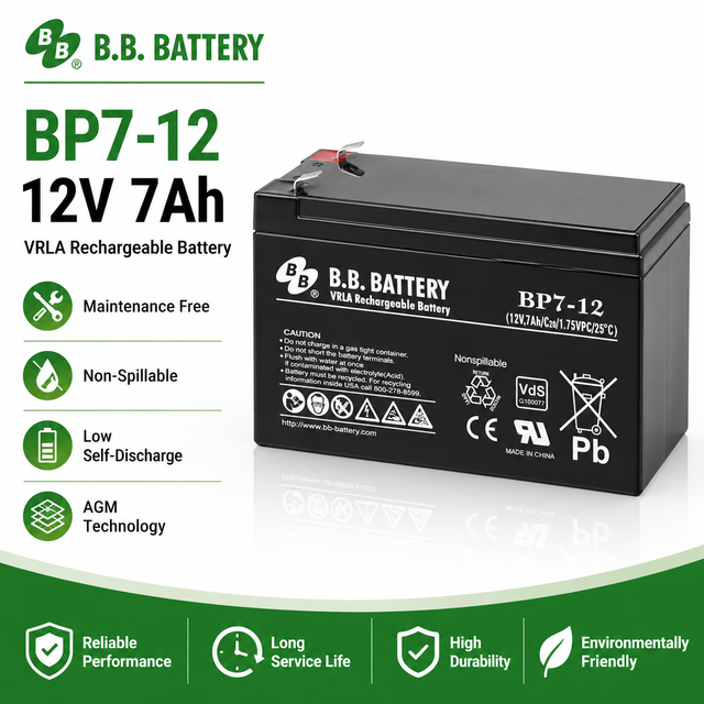 Reston BP7-12 Rechargeable Lead Acid Battery for Laboratory Equipment 12v 7ah Rechargeable Lead Acid 7ah Battery