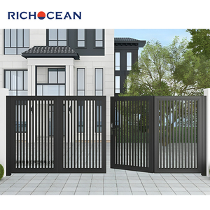 RICHOCEAN, allée <span class=keywords><strong>de</strong></span> jardin, porte principale automatique <span class=keywords><strong>de</strong></span> maison à deux volets avec moteur, fournisseur <span class=keywords><strong>de</strong></span> portails coulissants pliables électriques - Product Image 4