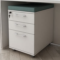 Ensemble complet de mobilier de bureau exécutif moderne convertible, cloison modulaire insonorisée pour poste de travail commercial 6 places