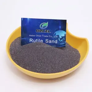 Độ tinh khiết cao ilmenit Titanium rutile cát tập trung tự nhiên Titanium Dioxide rutile cát