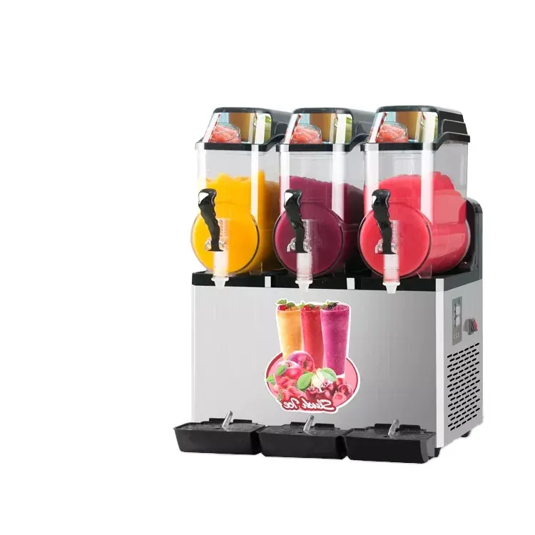 CX-SM312 ticari 3 kase 220V 50Hz slushy buz yapma Slush makinesi