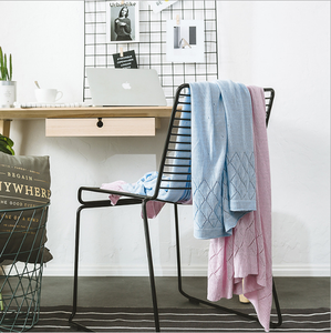 Custom Low MOQ Spring Summer <span class=keywords><strong>Muselina</strong></span> Swaddle 100% Organic Bamboo Baby Adult Knitted Mantas - Product Image 2