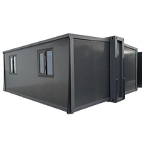 Maisons modulaires pliantes extensibles modernes, maison pliable de 20 pieds, module préfabriqué de luxe, maison mobile préfabriquée en conteneur