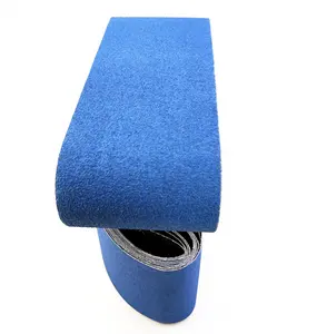Blue Zirconia Sand Paper Sanding Belts Wide Abrasive Belt Tape for Wood Grinding Polishing