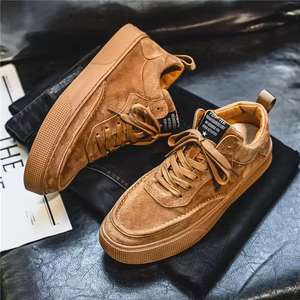 Nouvelles chaussures de skate rétro décontractées pour hommes, à lacets, bout fermé, en maille souple, pour la marche et la course - Product Image 4