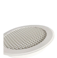 Grille de retour d'air carrée industrielle moderne en aluminium à noyau cubique, à charnières, durable et réglable pour plafond