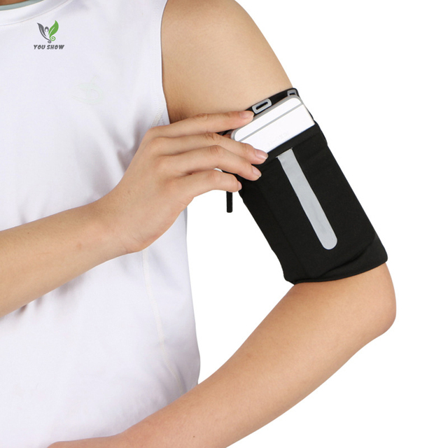 Universal Elastic Gym Running Armband Sports Entertainment Anti-Theft Sports Sleeve Bag for Phone Sports Sleeve Bag Secure Fit